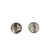 Lot de 6 boutons métal ancre argent