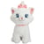 Peluche chat blanc marie 33 cm les aristochats - doudou disney enfant