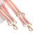 Bandoulière sangle bicolore 40x140cm rose/or