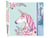 Peinture par Numéro Figured'Art - Licorne rose - Kit de Loisir Créatif DIY Numéro d'Art Complet - 40x50cm sans châssis en bois