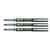 Stylo roller rechargeable PILOT - Hi-TechPoint V7 - Noir - Pointe moyenne - Lot de 3