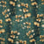 Tissu Viscose extensible Mia Floral sur fond Vert foncé