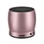 Enceinte Bluetooth Portable Mini Hifi Stereo Bass Puissante Metal Subwoofer Or Rose YONIS