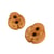 Bouton bois enfants coccinelle