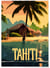 Affiche Tahiti | A3 : 29,7x42cm