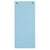 Paquet 100 fiches intercalaires horizontales unies perforées - 105x240mm - Bleu clair - x 12 - Exacompta