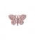 Ecussons Thermocollant Papillon Crochet 3 X 5 cm - Mediac 512 Rose Clair