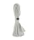 Passepoil métallisé 1,5m x 15mm - Passions Rubans Argent