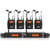 Microphone Sans Fil Pour Scène Avec Moniteur Intra-Auriculaire UHF 4 Bodypacks YONIS
