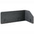 Séparateur de Bureau Gris Foncé en PET 120 x 60 x 50 cm Acoustique Pinces de Fixation en Acier