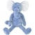 Peluche Eléphant bleu Emoji 40 cm - Happy Horse