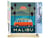 Peinture par Numéro Figured'Art - Malibu Vintage - Kit de Loisir Créatif DIY Numéro d'Art Complet - 40x50cm toile roulée + châssis en bois à monter