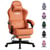 Chaise gaming ergonomique GTPLAYER - Simili-cuir PU - Orange - 53 x 49 x 131 cm