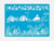 Pochoir plastique souple réutilisable 18,5 x 14,5 cm Fabrika Decoru DINAUSORIA 380