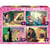 4 puzzles evolutif enfant les princesses disney : raiponce - blanche neige - cendrillon - aurore 50 - 80 - 100 - 150 pieces - educa - 18626