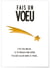 Affiche 'Fais un voeu' | A3 : 29,7x42cm
