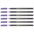 Lot de 6 feutres de coloriage métallisé - EDDING - Pointe ronde 1-3 mm - Violet métallisé