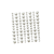 98 Dots adhésifs argentés