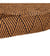Bobine 15m sangle aspect naturel bicolore extensible 50mm marron