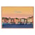 Tableau mural encadré illustration port de Cassis 65x97 cm
