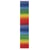 Bandes plates en cire arc en ciel, 220x3mm, 13 bandes à 3mm,