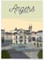 Affiche ville Angers 2 | A3 : 29,7x42cm