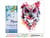 Peinture par Numéro Figured'Art avec Cadre - Chouette rose moderne - Kit de Loisir Créatif DIY Numéro d'Art - 40x50cm toile tendue sur châssis