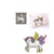 Ecusson thermocollant XL licorne à sequins 11cm x 12,5cm