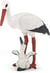 Figurine Cigogne et son bébé - Papo