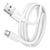 Avizar Cable Micro USB Charge rapide Transfert De Données Longueur 1m Blanc