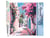 Peinture par Numéro Figured'Art - Ruelle fleurie - Kit de Loisir Créatif DIY Numéro d'Art Complet - 40x50cm sans châssis en bois