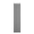Bougie métallisée - 15,3cm - lot de 24 - argent