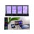 Horloge à tubes LED RVB et chargeur USB