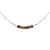 Collier Piana en pierres Oeil de Tigre