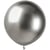 3 Ballons Argent Chromé Ø48cm