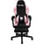 Chaise de Bureau Gaming - Hello Kitty - Inclinaison siege 150° - Revetement Tissu - Coussin - Repose-pieds - Noir et rose