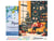 Peinture par Numéro Figured'Art avec Cadre - Soirée de Noël Conviviale - Kit de Loisir Créatif DIY Numéro d'Art Complet - 40x50cm toile tendue sur châssis