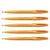 Lot de 5 stylos feutres pointe moyenne - Pentel Sign Pen S520-Y - Ocre