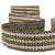 Bobine 10m Galon ronds brodés  Rose/or 38mm