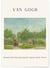 Affiche Van Gogh - Garden with Courting Couples | A3 : 29,7x42cm