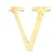 Lettre V - 11.5 cm - bois - Artemio