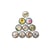 10 cabochons rond en verre assorties 25 mm HORLOGE PAPILLON FLEUR