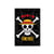 ONE PIECE - Aimant Standard - Chapeau de Paille Skull