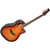 CDX40 1 G Guitar Celebrity Elite Deluxe Deep Contour Vintage Sunburst Satin Ovation