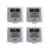 Lot de 4 gommes mie de pain - gris - Faber-Castell