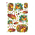 1 feuille de papier de riz 22.5 x 32 cm découpage collage Paper Designs FRUIT 0107