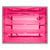 Module de classement Ecobox Linicolor 4 tiroirs - Framboise - Exacompta