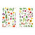 MégaCréa DIY - Stickers herbier 1,2 à 6 cm 73 pièces