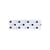 Disquette 25m ruban double face à pois blanc 15mm