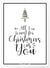 Affiche 'All i want for Christmas...' | A3 : 29,7x42cm